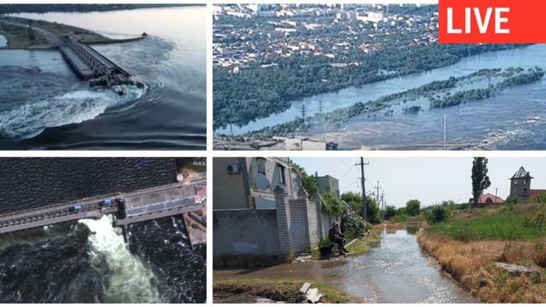 Direct - Guerre en Ukraine : destruction d'un barrage sur le Dniepr, Kiev demande une réunion d'urgence de l'ONU, 
