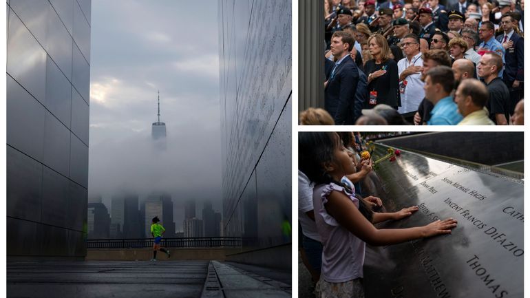 Etats-Unis : recueillement et émotion à New York, 22 ans après l'effondrement des tours jumelles