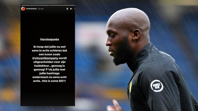 Lukaku interpelle la Pro League après les actes racistes envers Kompany : "F*ck vos hashtags, faites quelque chose !"