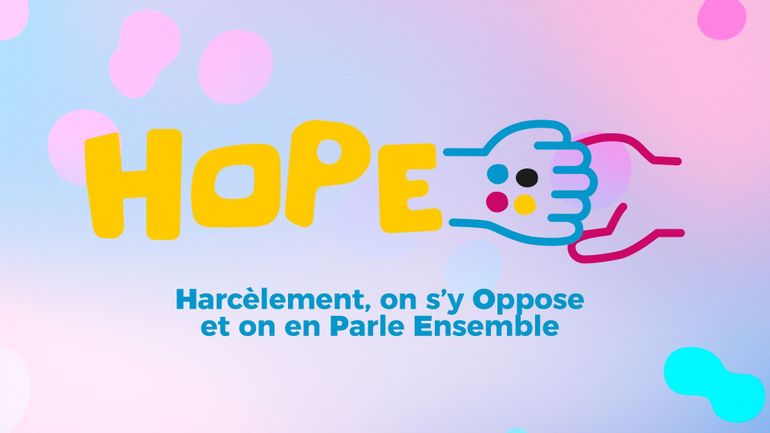 HOPE : 15 jours d'opération de la RTBF pour lutter contre le harcèlement scolaire