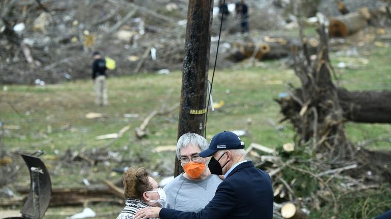 USA : de nouvelles tempêtes sévissent, peu après la visite de Biden aux sinistrés du Kentucky