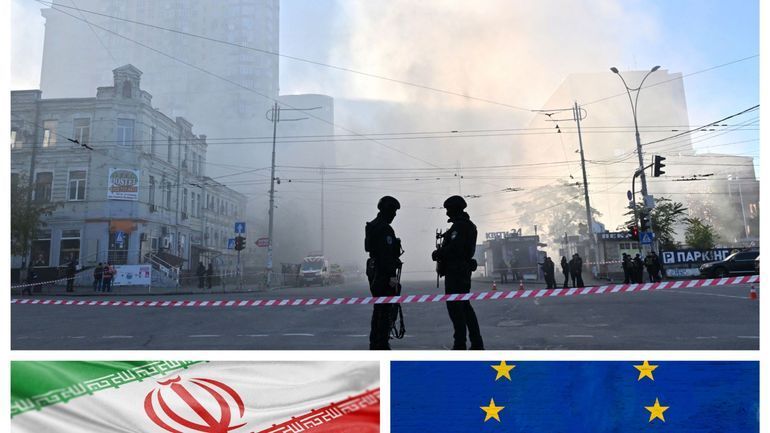 Guerre en Ukraine : soutien des Vingt-sept au projet de sanctions UE contre l'Iran pour les drones en Ukraine