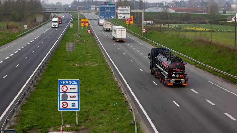 L'interdiction des camions de plus de 40 tonnes à la frontière franco-belge 