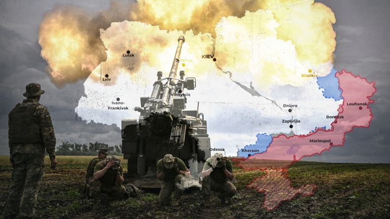 Guerre en Ukraine : comprendre un an de conflit en cinq étapes et en cartes (grand format)