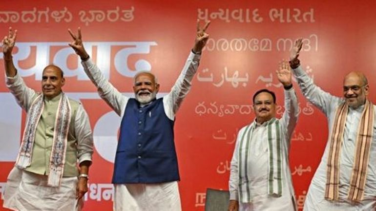 Elections en Inde: Modi remporte la victoire, mais l'opposition est renforcée