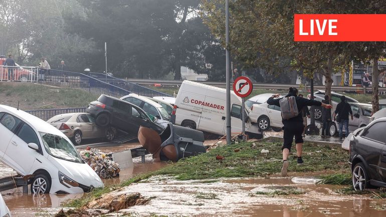 Direct - Inondations en Espagne : deuil national de trois jours, fortes pluies à Cadix et en Catalogne