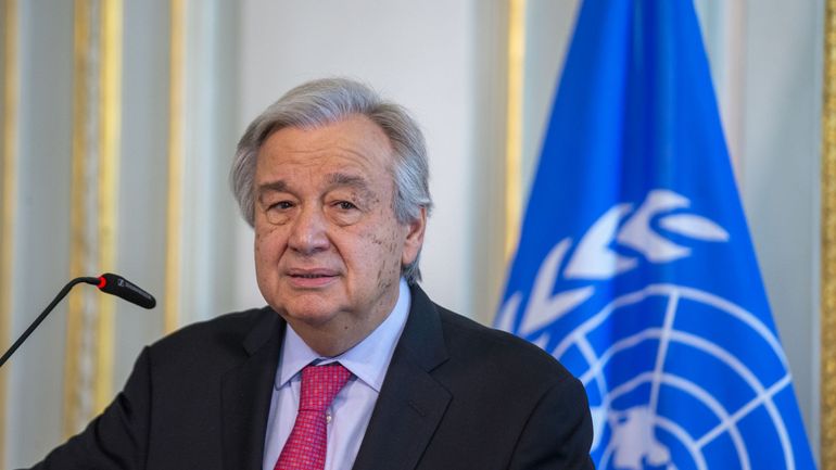 Antonio Guterres (ONU) en visite à Bruxelles : 