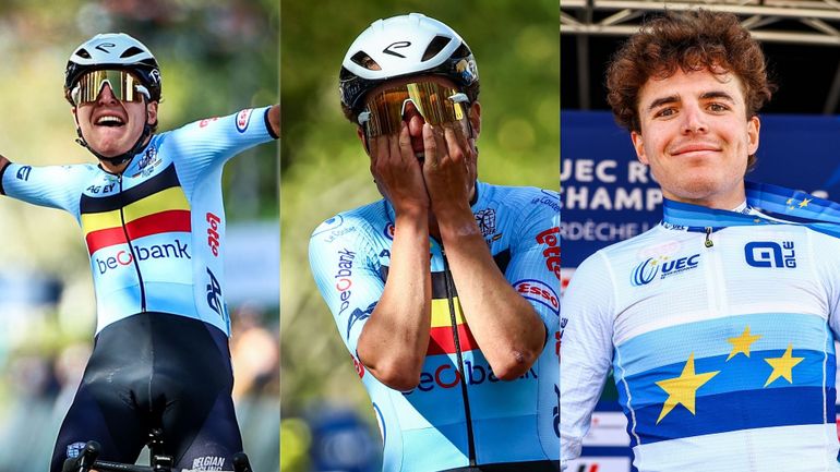 La revanche pour Jarno Widar, champion d’Europe espoirs : "Chouette de terminer mon passage en espoirs ainsi"