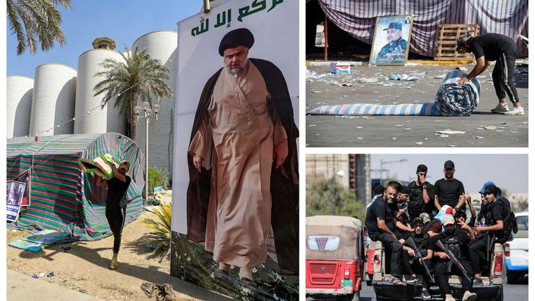 Irak : le calme est revenu à Bagdad, mais une solution politique au retrait de Moqtada Sadr est encore loin