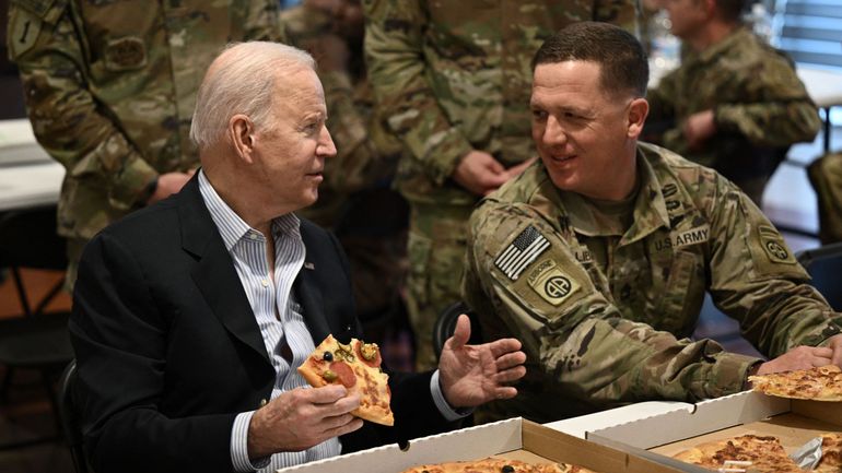 Guerre en Ukraine : Joe Biden auprès des soldats américains en Pologne