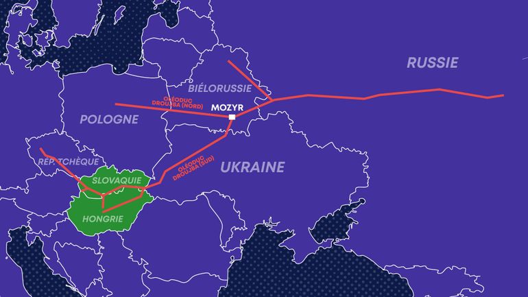 Un jour, une carte : Droujba, l'oléoduc qui maintient l'Europe sous dépendance russe et qui fâche Washington