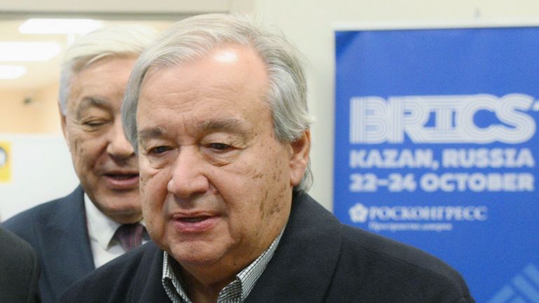 Sommet des Brics : Antonio Guterres est arrivé à Kazan, Vladimir Poutine poursuit son marathon diplomatique