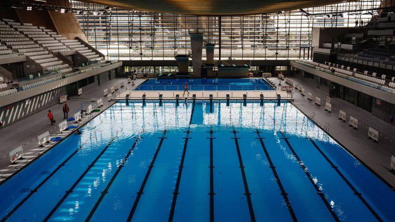 France : inauguration du centre aquatique pour les Jeux Olympiques de Paris