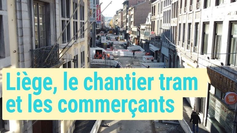 Les commerçants liégeois veulent une meilleure indemnisation pour le chantier du tram