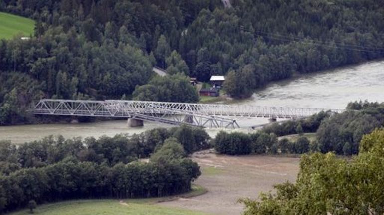 Norvège : un pont ferroviaire s'effondre à cause d'inondations, pas de victime