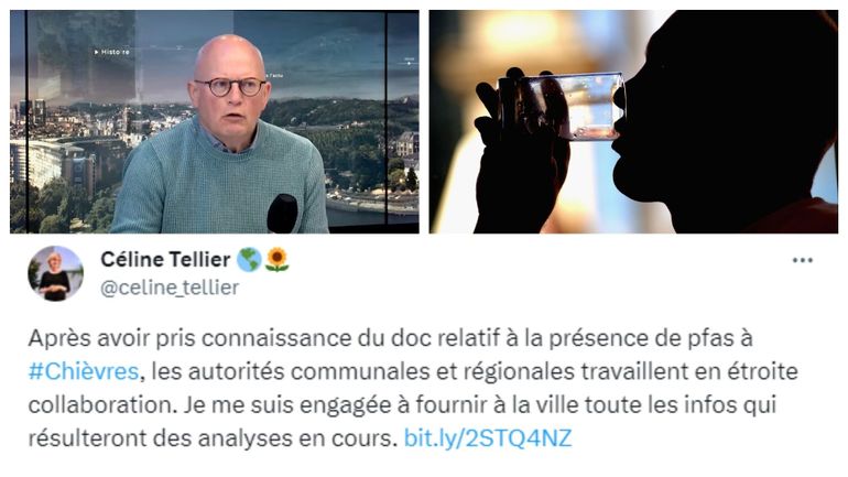 Pour Jean-Luc Crucke (Les Engagés), la ministre Tellier était au courant de la pollution aux PFAS, tweet à l'appui