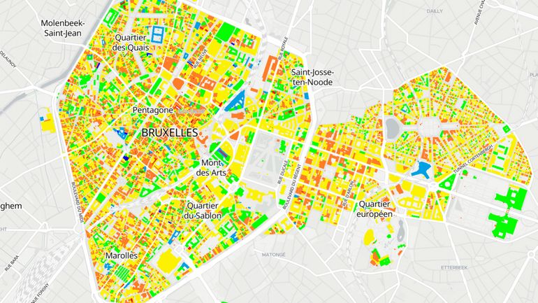 Votre toit est-il bien isolé ? La Ville de Bruxelles publie sa carte thermographique