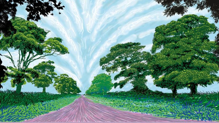 Mons : une exposition événement sur David Hockney, célèbre peintre britannique