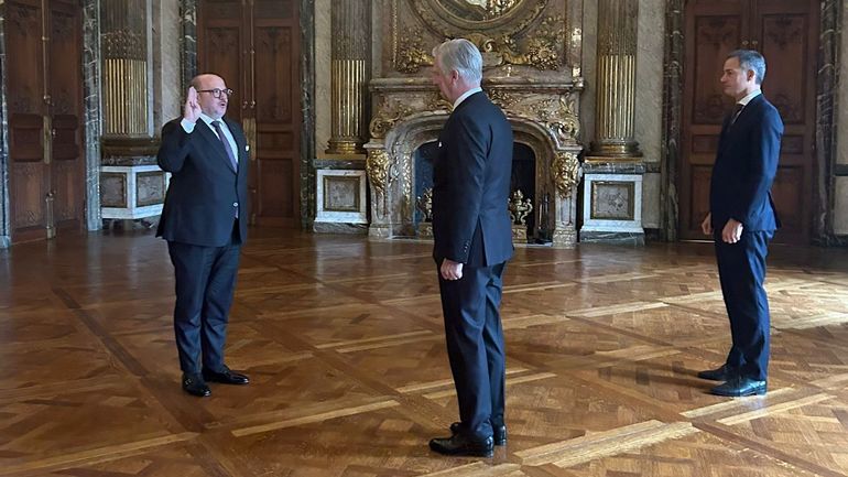 Bernard Quintin a prêté serment comme ministre des Affaires étrangères ce lundi