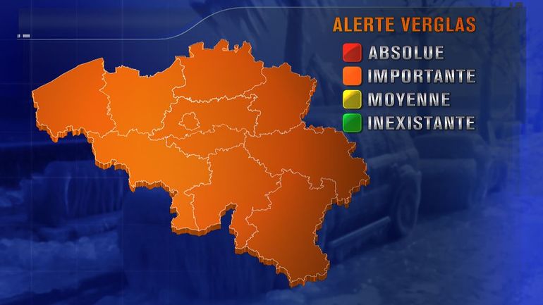 Le pays est en vigilance orange pour cause de pluies verglaçantes