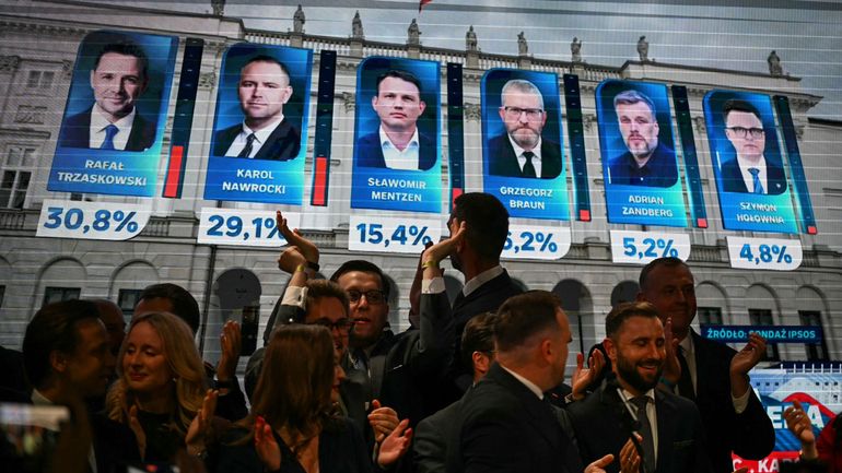 Présidentielle en Pologne: le dirigeant d'extrême droite se pose en faiseur de roi pour le second tour