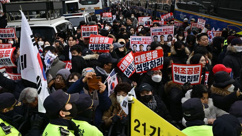 Corée du Sud : suspendu, le président Yoon Suk Yeol s'est exprimé devant le tribunal qui doit statuer sur sa détention