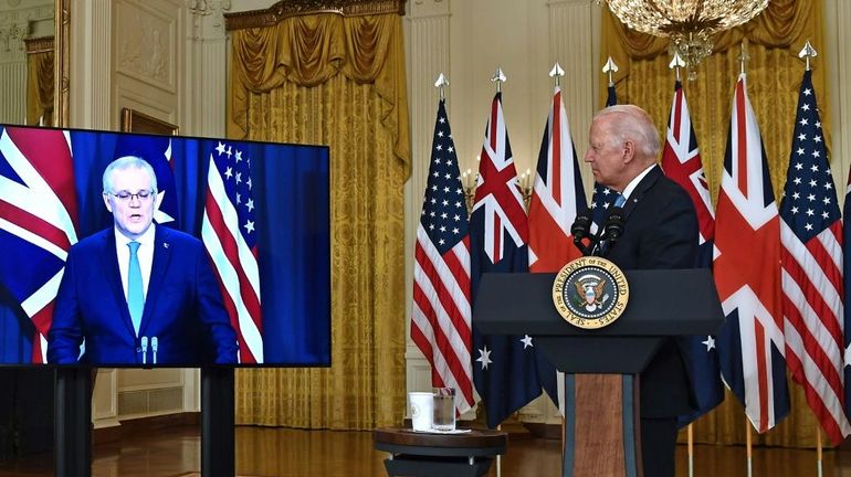 Diplomatie : USA, Australie et Royaume-Uni scellent un vaste pacte de sécurité dans la zone indo-pacifique