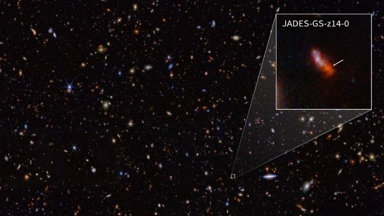 Le télescope James Webb bat son propre record en détectant la plus lointaine des galaxies