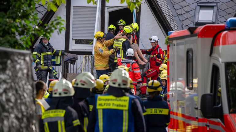 Allemagne : un hôtel s'effondre près de Trèves, deux morts et plusieurs personnes ensevelies