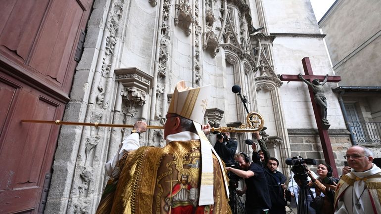 La cathédrale de Nantes a rouvert ses portes, cinq ans après l’incendie criminel