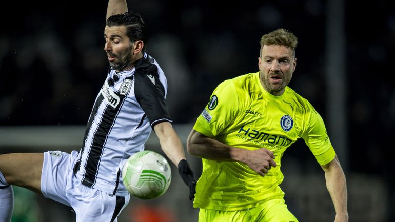Conference League : La Gantoise doit renverser la vapeur face au PAOK Salonique (LIVE vidéo 21H)