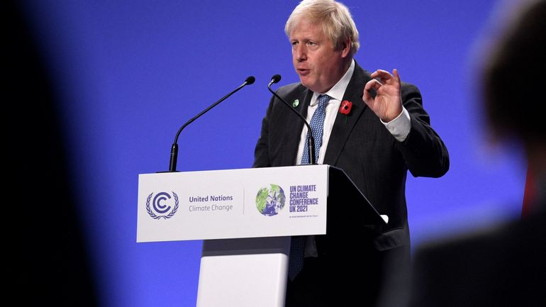 COP26 : le Premier ministre britannique Boris Johnson appelle à plus d'ambition