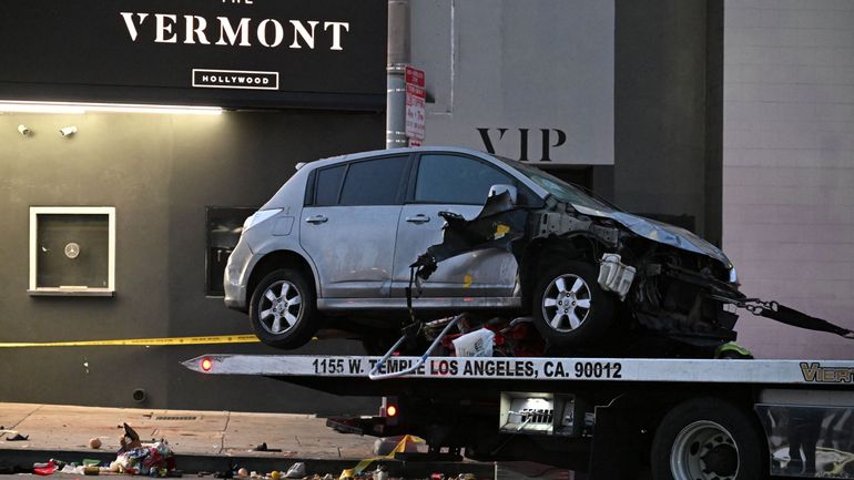 Une voiture fonce dans la foule à Los Angeles : au moins 30 blessés, le conducteur placé en garde à vue
