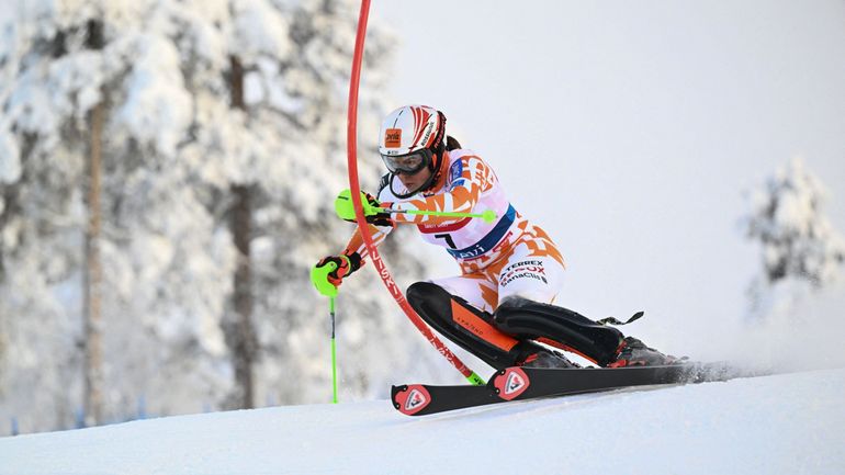 Ski alpin : Petra Vlhova s'adjuge le premier slalom de la saison à Levi