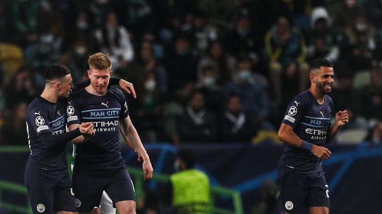 Champions League : Manchester City et De Bruyne, auteur d'un assist, terrassent le Sporting Lisbonne (0-5)