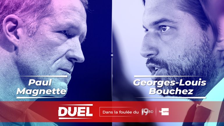 DUEL entre Paul Magnette (PS) et Georges-Louis Bouchez (MR) : suivez le débat politique en direct