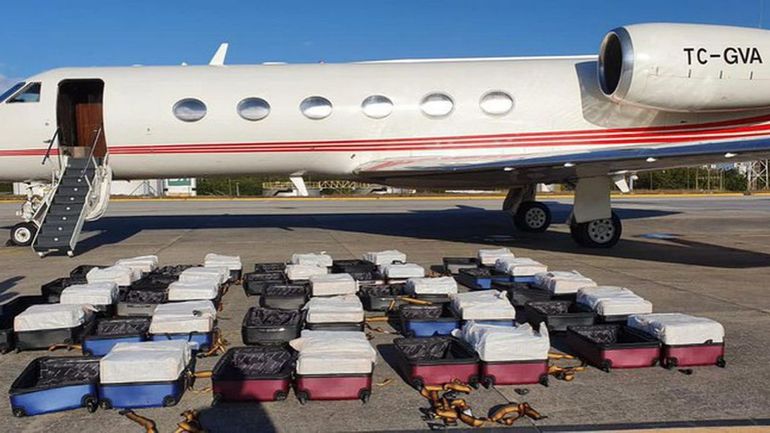 1,3 tonne de cocaïne saisie au Brésil à destination de Bruxelles : un jet privé pour transporter la drogue