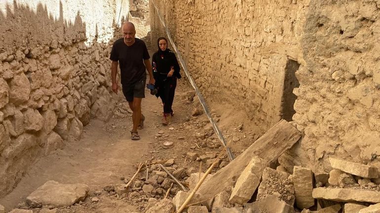Séisme au Maroc : à Afensou, un couple belgo-marocain commence à reconstruire son village