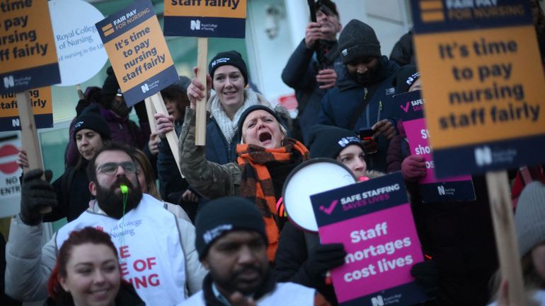 Royaume-Uni : grand débrayage dans la santé en février après l'annonce de nouvelles grèves