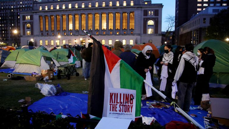 Etats-Unis : l'université Columbia ajourne l'évacuation des manifestants pro-palestiniens