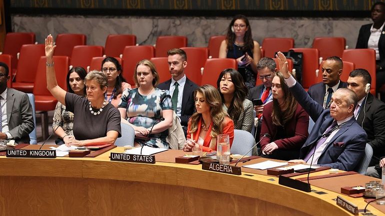 Guerre au Proche-Orient : nouveau véto américain d'un texte appelant à un cessez-le-feu à Gaza au Conseil de sécurité de l'ONU