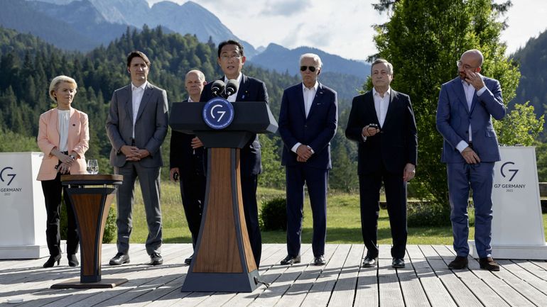 Guerre en Ukraine : les dirigeants du G7 accentuent la pression sur la Russie