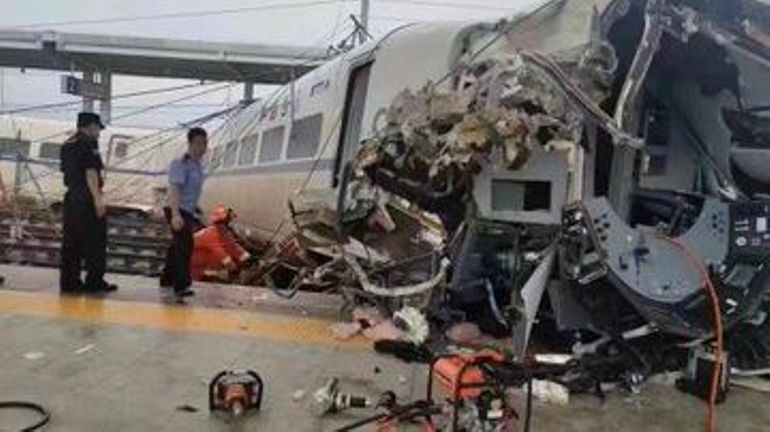 Chine : un train à grande vitesse déraille, le conducteur tué