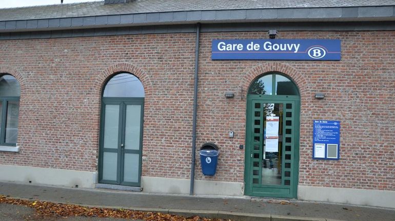 L'ancien guichet de la gare de Gouvy transformé en local multiservices