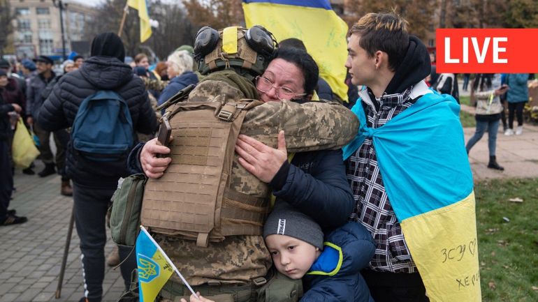 Direct - Guerre en Ukraine : le président ukrainien en visite dans la ville de Kherson libérée