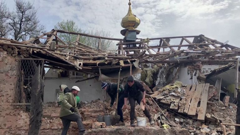 Guerre en Ukraine : la Pâques orthodoxe, malgré les risques, dans un pays en guerre
