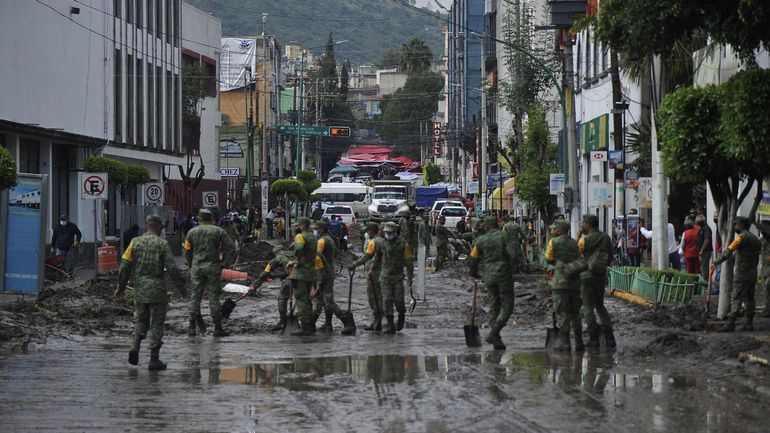Inondations au Mexique : les soldats au secours des milliers de victimes