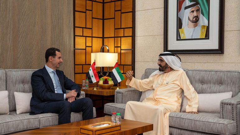Assad aux Emirats, première visite dans un pays arabe depuis le début du conflit en Syrie