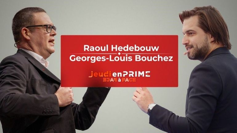 Jeudi en prime : suivez en direct le débat entre Raoul Hedebouw et Georges-Louis Bouchez