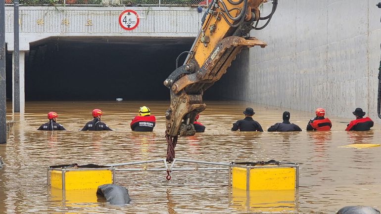 En Corée du Sud, inondations et glissements de terrain font 33 morts et dix disparus